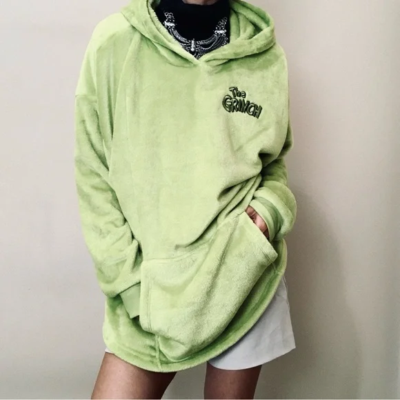 Dr. Seuss The Grinch Green Hoodie - Picture 5 of 8